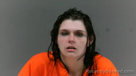 Mugshot of Brittany Lashay Akers booked in Mingo County, West Virginia on May 9, 2026
