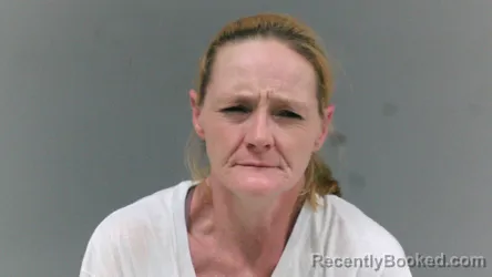 Mugshot of Cristel Darnell Adkins booked in Mingo County, West Virginia on March 25, 2026