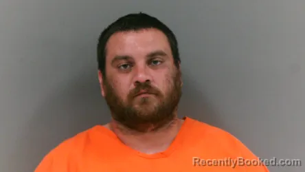Mugshot of Derek Lee Blevins booked in Mingo County, West Virginia on August 23, 2026