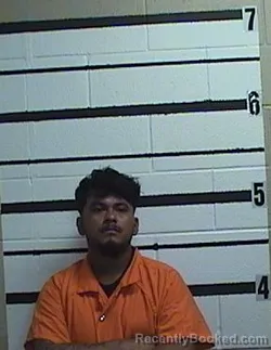 Mugshot of KEVIN G SANTOS-ORTIZ booked in Garza County, Texas on June 7, 2026
