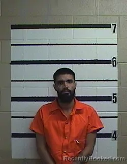 Mugshot of Eddie J Alvarado booked in Garza County, Texas on August 19, 2026
