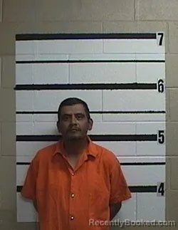 Mugshot of Louis Pena booked in Garza County, Texas on August 26, 2026