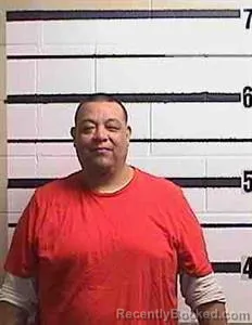 Mugshot of Gustavo Jimenez booked in Garza County, Texas on October 13, 2026