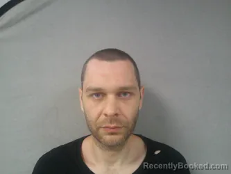 Mugshot of Bradley Andrew Henline booked in Nicholas County, West Virginia on August 31, 2026