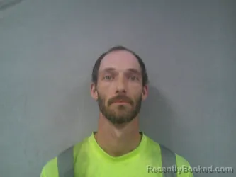 Mugshot of Brad Lee Adkins booked in Nicholas County, West Virginia on June 30, 2026