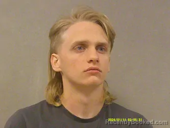 Mugshot of Brady Lynden Tharp booked in Nicholas County, West Virginia on April 11, 2026