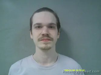 Mugshot of Collin Keith Kirkpatrick booked in Nicholas County, West Virginia on April 25, 2026