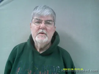 Mugshot of Dwight Milford Given booked in Nicholas County, West Virginia on April 24, 2026