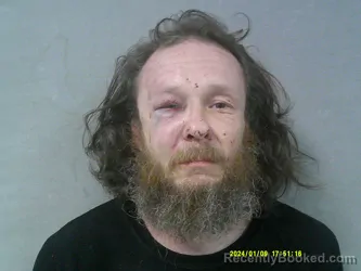 Mugshot of Daniel Scott Bragg booked in Nicholas County, West Virginia on April 9, 2026