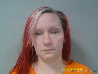 Mugshot of Heather Nichole Lough booked in Nicholas County, West Virginia on April 20, 2026