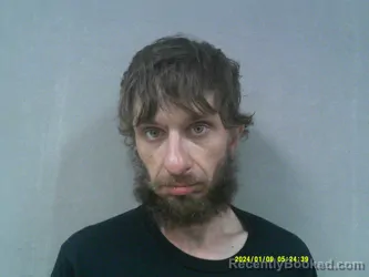 Mugshot of Joshua Burl McCourt booked in Nicholas County, West Virginia on March 27, 2026