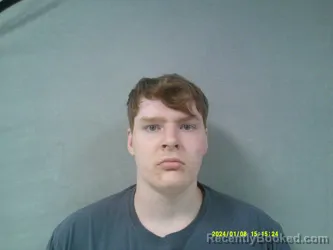 Mugshot of Justin Clayton Lee Flanagan booked in Nicholas County, West Virginia on April 8, 2026