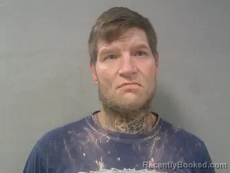 Mugshot of Justin Lee Flanagan booked in Nicholas County, West Virginia on August 19, 2026