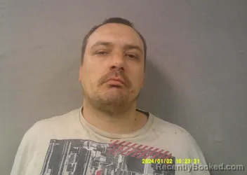 Mugshot of Joshua Lee Spencer booked in Nicholas County, West Virginia on April 15, 2026