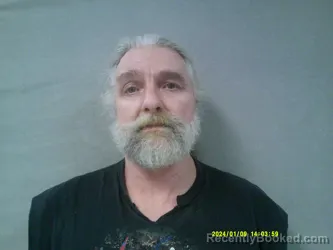 Mugshot of John Sterling Holcomb booked in Nicholas County, West Virginia on April 9, 2026