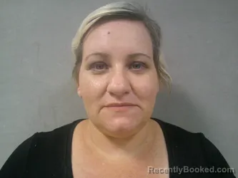 Mugshot of Nicole Lou Petrey booked in Nicholas County, West Virginia on August 20, 2026