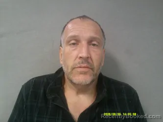 Mugshot of Richard Edgar-Calvin Spinks booked in Nicholas County, West Virginia on August 5, 2026