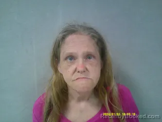 Mugshot of Rebecca Susan Thornsbury booked in Nicholas County, West Virginia on April 14, 2026