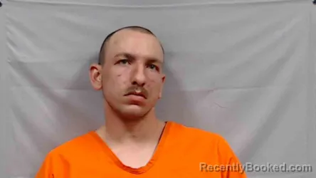 Mugshot of Brandon Dale Friel booked in Pocahontas County, West Virginia on March 27, 2026