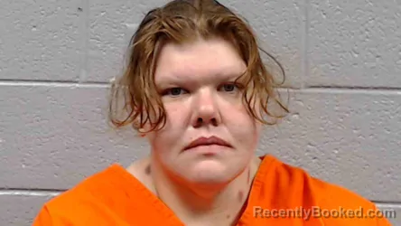 Mugshot of Alicia Marie Houck booked in Raleigh County, West Virginia on October 10, 2026