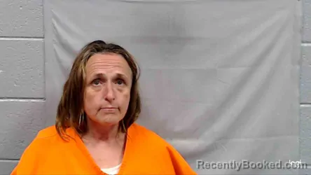 Mugshot of April Rena Christy booked in Raleigh County, West Virginia on July 24, 2026