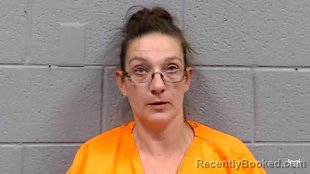 Mugshot of Crystal Lynn Dickens booked in Raleigh County, West Virginia on October 21, 2026