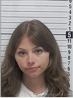 Mugshot of ABIGAIL GRACE FLEIG booked in Bay County, Florida on June 21, 2026