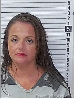 Mugshot of JERRI ELIZABETH MITCHELL booked in Bay County, Florida on August 3, 2026