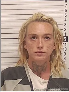Mugshot of Misty Rain Moseley booked in Bay County, Florida on August 14, 2026