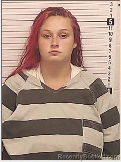 Mugshot of Zoe Grace Barlow booked in Bay County, Florida on August 15, 2026