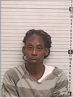 Mugshot of Lekkiah Lesha Evans booked in Bay County, Florida on October 5, 2026