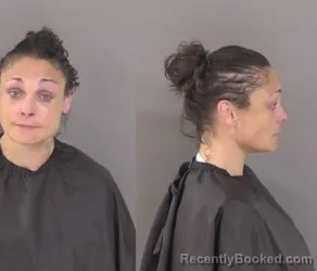 Mugshot of Shanarra Kay Sanders booked in Indian River County, Florida on April 6, 2026