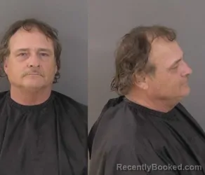 Mugshot of David Scott McElaney booked in Indian River County, Florida on May 25, 2026