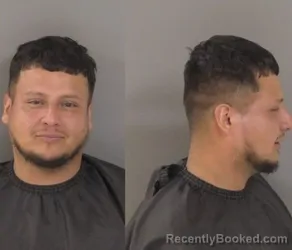 Mugshot of Angel Giovanny Miranda Casco booked in Indian River County, Florida on April 7, 2026