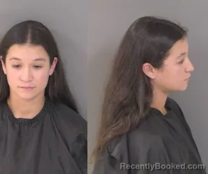 Mugshot of Natalie Amber Marroquin booked in Indian River County, Florida on July 31, 2026