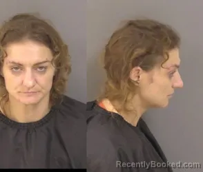 Mugshot of Felicia Marie Raper booked in Indian River County, Florida on April 28, 2026