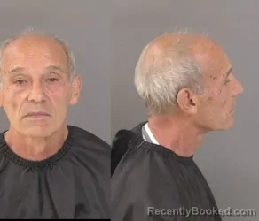 Mugshot of Richard Joseph Frangione booked in Indian River County, Florida on March 20, 2026