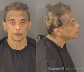 Mugshot of Agatha Stacy Ollivierre booked in Indian River County, Florida on June 8, 2026