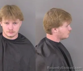 Mugshot of Jacob Charles Hess booked in Indian River County, Florida on March 12, 2026