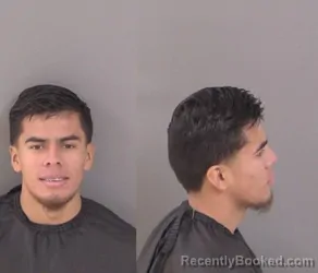 Mugshot of Christian Leonel Orellana booked in Indian River County, Florida on July 27, 2026