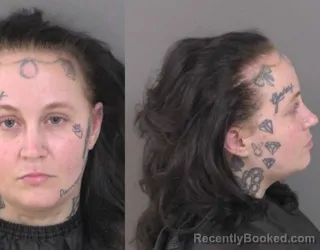Mugshot of Courtney Krystina Corbett booked in Indian River County, Florida on June 20, 2026