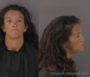 Mugshot of KATHRYN ELAYNE MORGAN booked in Indian River County, Florida on July 19, 2026