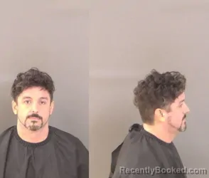 Mugshot of Daniel Robert Fuentes booked in Indian River County, Florida on August 17, 2026