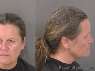 Mugshot of Kelly Ann Cryns booked in Indian River County, Florida on June 10, 2026