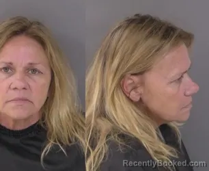 Mugshot of Shelley Renee Freeman booked in Indian River County, Florida on June 28, 2026