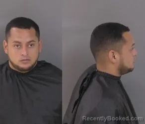 Mugshot of Jhon Suarez Briceno booked in Indian River County, Florida on July 1, 2026