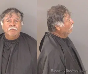 Mugshot of Candelario Moreno Santos booked in Indian River County, Florida on August 22, 2026
