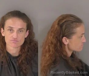 Mugshot of Andrea Leigh Hatfield booked in Indian River County, Florida on August 10, 2026