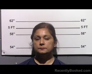 Mugshot of Delia Gonzales Solis booked in Gillespie County, Texas on March 18, 2026