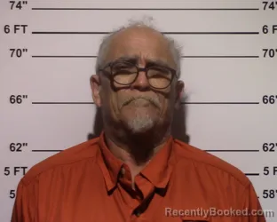 Mugshot of Gregory Allen Searcy booked in Gillespie County, Texas on March 19, 2026